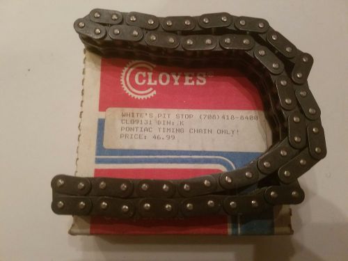 Cloyes replacement double roller true roller timing chain sb chevy #9-131
