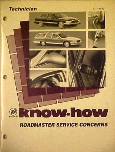 Roadmaster service concerns - dealer know how training