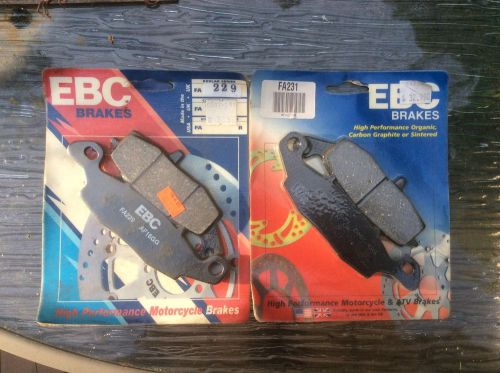 Ebc semi metallic brake pads sv650 front-both sides
