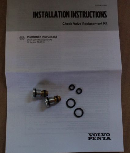 Volvo penta check valve service kit 3849515 new oem