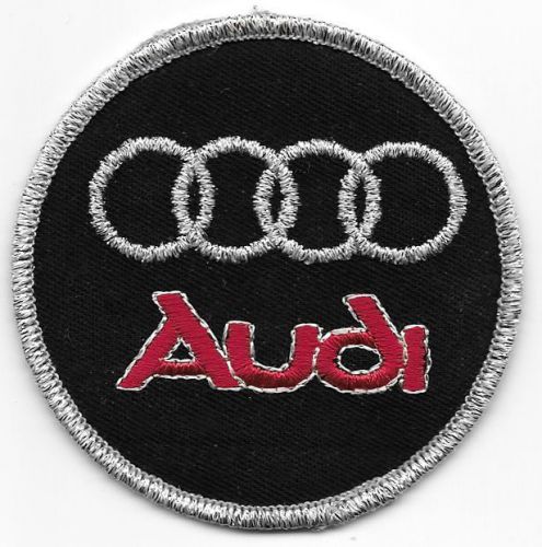 Audi auto racing patch vintage iron on embroidered scca