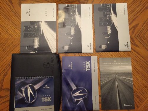 2005 acura tsx owner&#039;s manuals stock #048