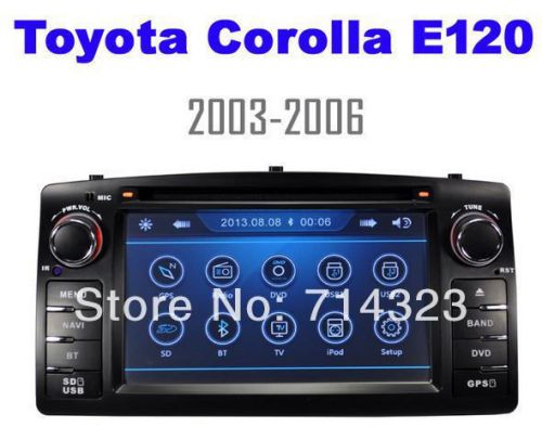 Car dvd for toyota corolla e120 2003-2006 byd f3 cpu mtk 800mhz dual core radio