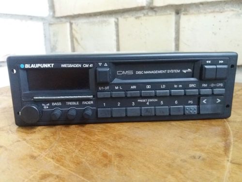 Blaupunkt wiesbaden cm 41 vintage radio cassette player red/green illumination