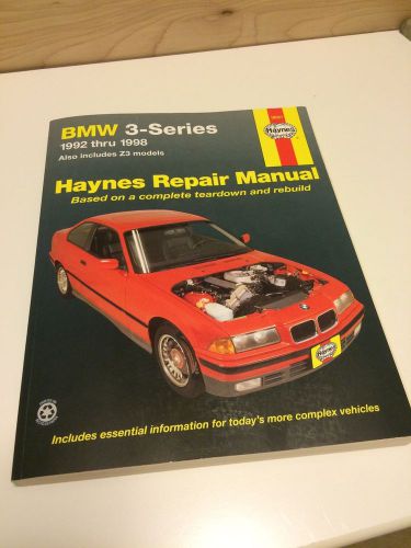 Bmw 3 series for 92-98 haynes repair manual new shop book service owners