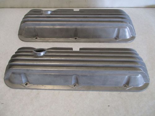 Ford cal custom finned aluminum valve covers mustang galaxie couar comet j11220