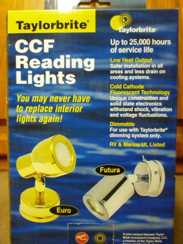 Taylorbrite ccf reading lights (euro/chrome-24 volt)