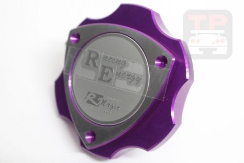 Rm01 r magic oil filler cap rx7 fd3s fc3s rotary engine shape purple rx8 se3p