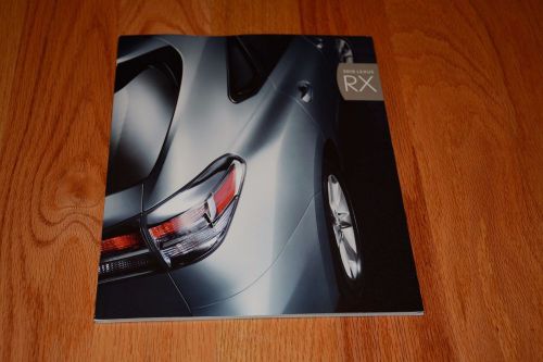 Lexus rx350 sales brochure 2010
