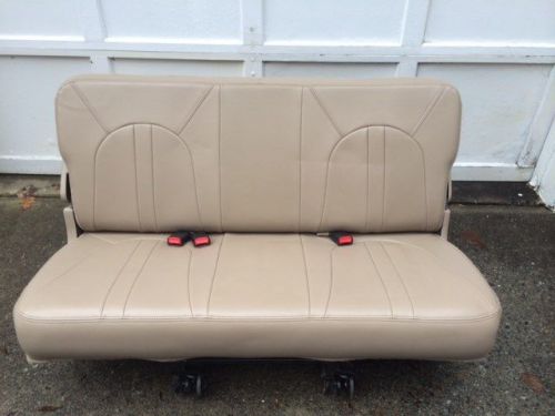 1997-2002 ford expedetion tan third row bench seat