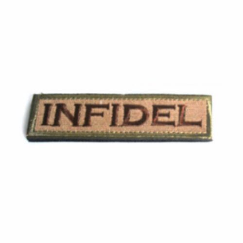 Infidel biker embroidery badge patch for bikers and military brand new 2.6*9.5cm