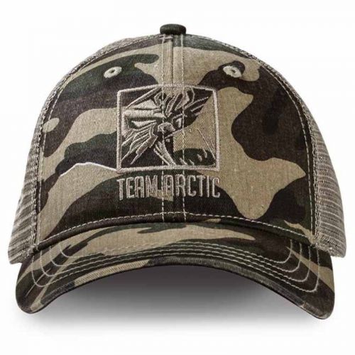 Arctic cat adult cathead camo with mesh baseball cap hat - camouflage - 5253-189