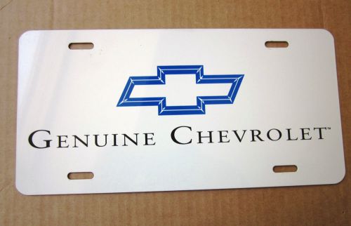 Chevrolet auto show &amp; showroom display license plate - original