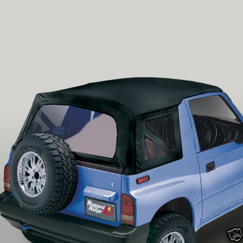 1995-98 suzuki sidekick/geo tracker replacement soft top, black