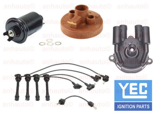 Toyota previa 91-97 2.4l tune up kit fuel filter cap rotor spark plug wire set