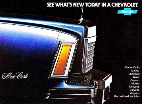 1978 chevy brochure -corvette-camaro-monte carlo-caprice-malibu-nova-monza