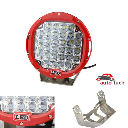 1x9&#039;&#039; 96w round cree red led work light bar driving spot 4wd offroad truck suv