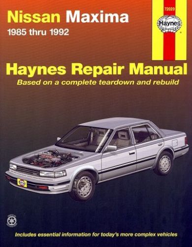 Nissan maxima repair manual 1985-1992