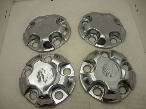 Set of 4 02-06 dodge ram 1500 truck 52106536 17&#034; 5 spoke wheel center cap hubcap