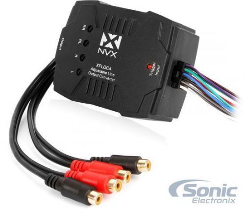 Nvx xfloc4 160w 4-channel line output converter w/ noise filter + line driver