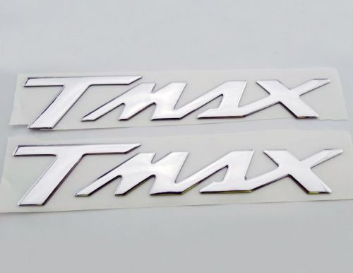 Silver motor emblem stickers decal 3d raise t-max for ya tmax t-max500 t-max530