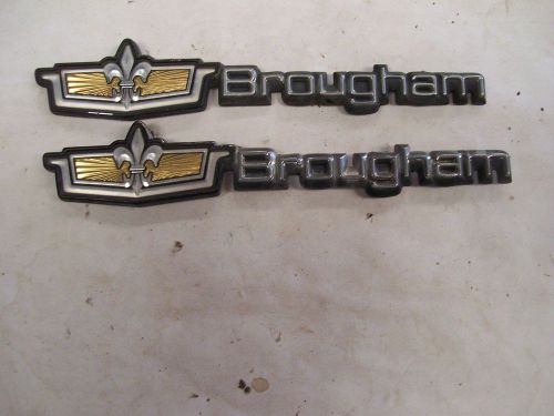 90 chevy caprice classic brougham quarter script ornament emblem