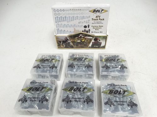 98-piece 6-pack bolt hardware atv track pack with display