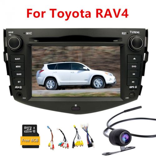 7&#034;car stereo 2din gps bt dvd navigation player for toyota rav4 2006-2011+camera