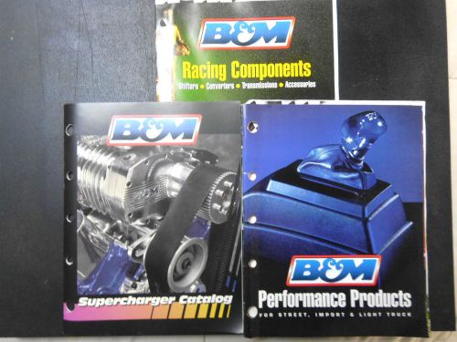 Three b&amp;m performance parts speed shop, speed equipment catalogs plus supplement