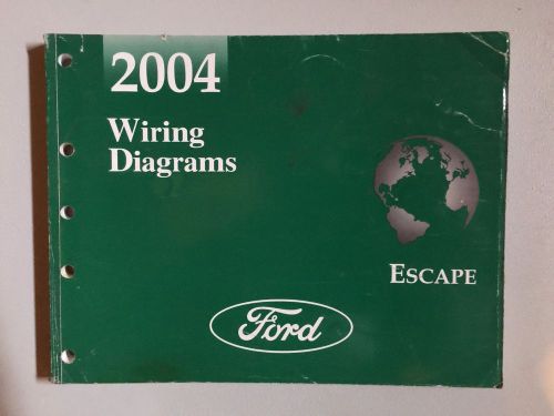 Ford 2004  ford escape wiring diagrams manual - oem - vgc - fast ship!