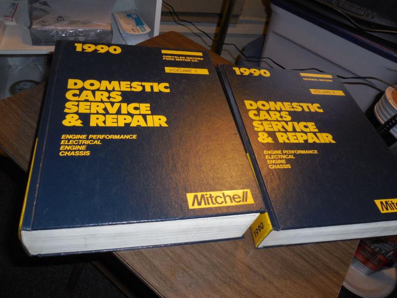 1990 mitchell service repair manuals chrysler,general motors,omni,ford,chevy
