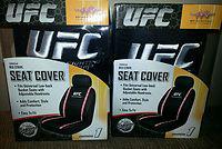 Who-rae ufc red stripe low back auto car suv  seat cover 2 sets *new*