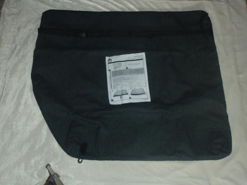 2007 - 2013 jeep wrangler "freedom top storage bag" charcoal colored