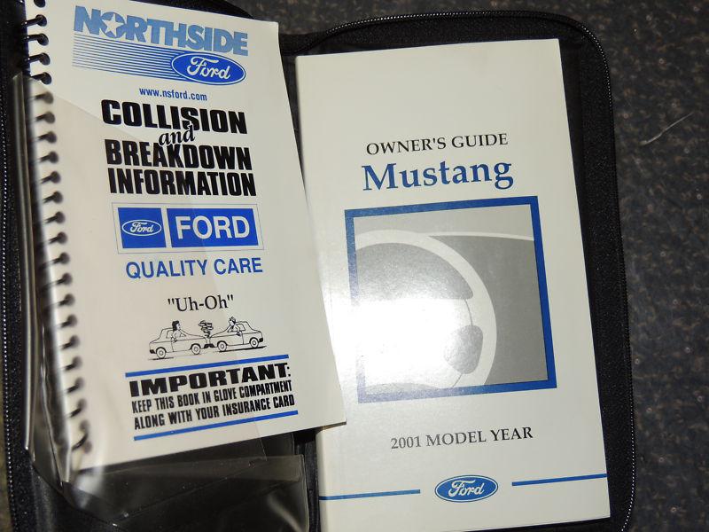 2001 ford mustang owners manuals 