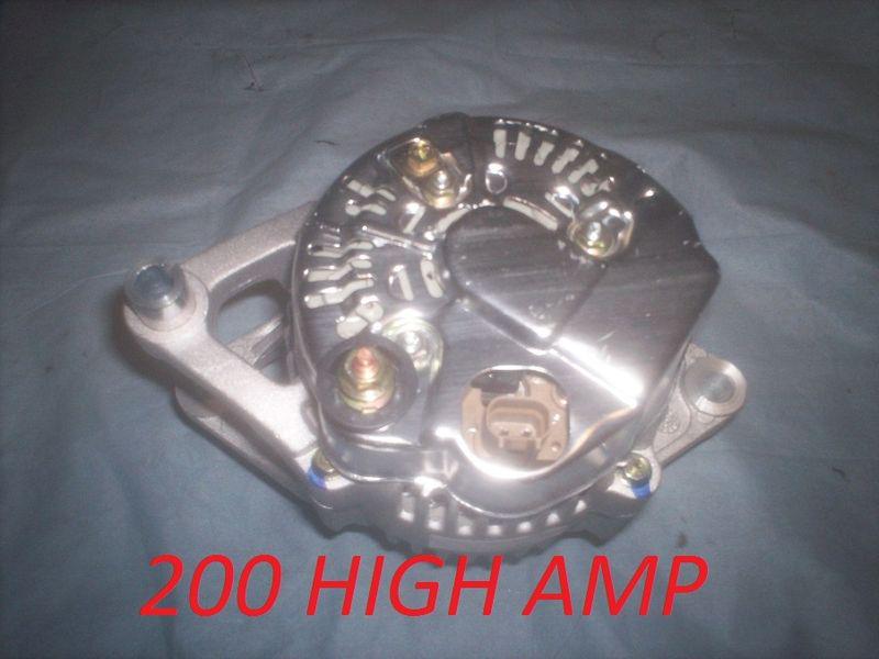 2001 jeep cherokee 4.0l 200 high amp large case alternator chrysler 56041822ab