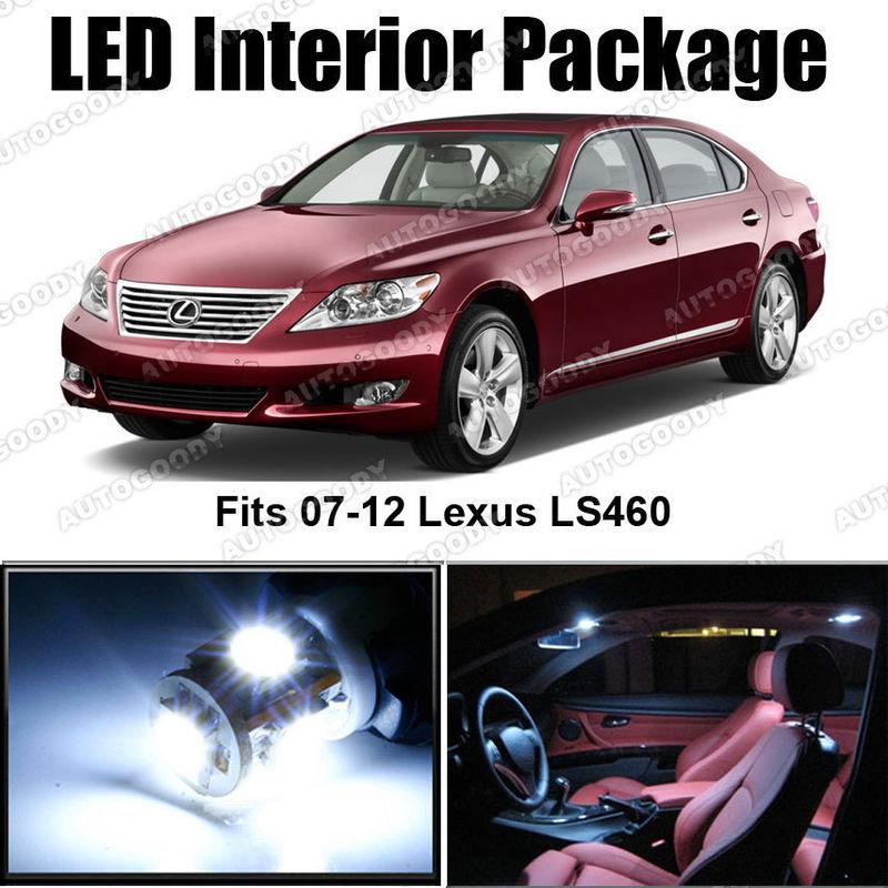9 x white led lights interior package deal lexus ls460
