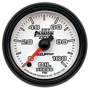 Autometer 2-1/16in. oil press; 0-100 psi; fse