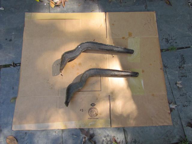 Vintage set of two 1936 chevy truck running board brackets 