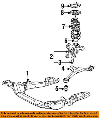 Ford oem yf1z3b455aa front suspension-bearing assembly