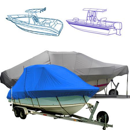 Elite wavepro specailty t top boat cover fits a 32'6" boat with a 120" beam 