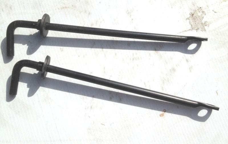  bmw e36 318 325 328 1992-1999 coupe front seat belt brackets rods oem