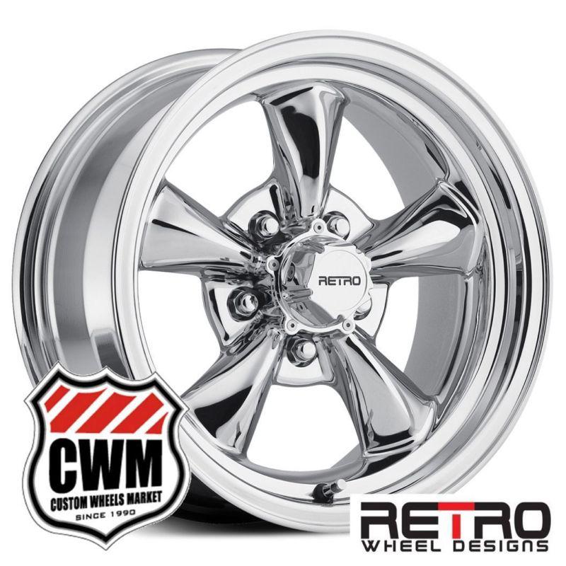 15x7" rwd retro wheel designs chrome wheels rims for chevy 150 210 1955