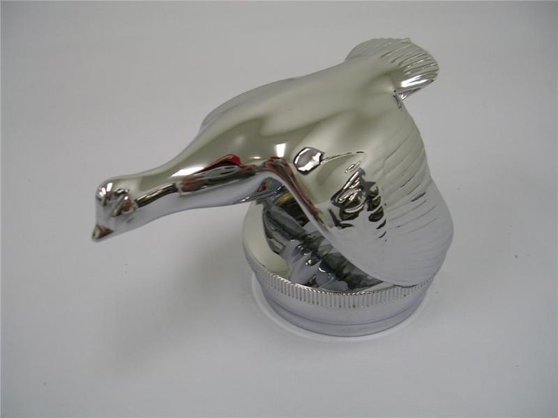 Ford model a chrome quail radiator ornament
