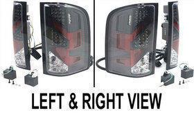 Set of 2 brakelight new clear and red lens right & left hand chevy led side pair