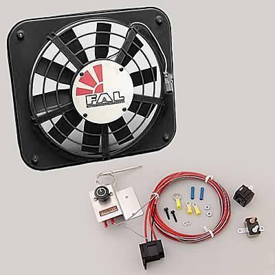 Summit racing electric fan pro pack 1,250 cfm puller 12" dia single 24-0007