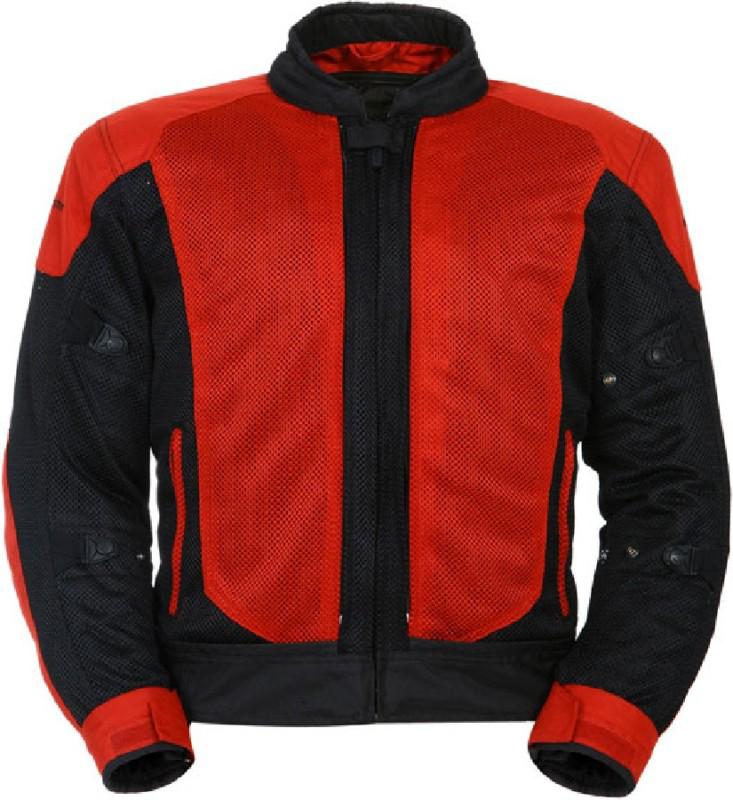 Tourmaster flex 3 red xl textile mesh motorcycle riding jacket extra large