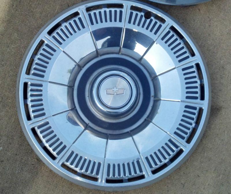 Estate find 1950's 1960's 1970's vintage hub caps set of 4