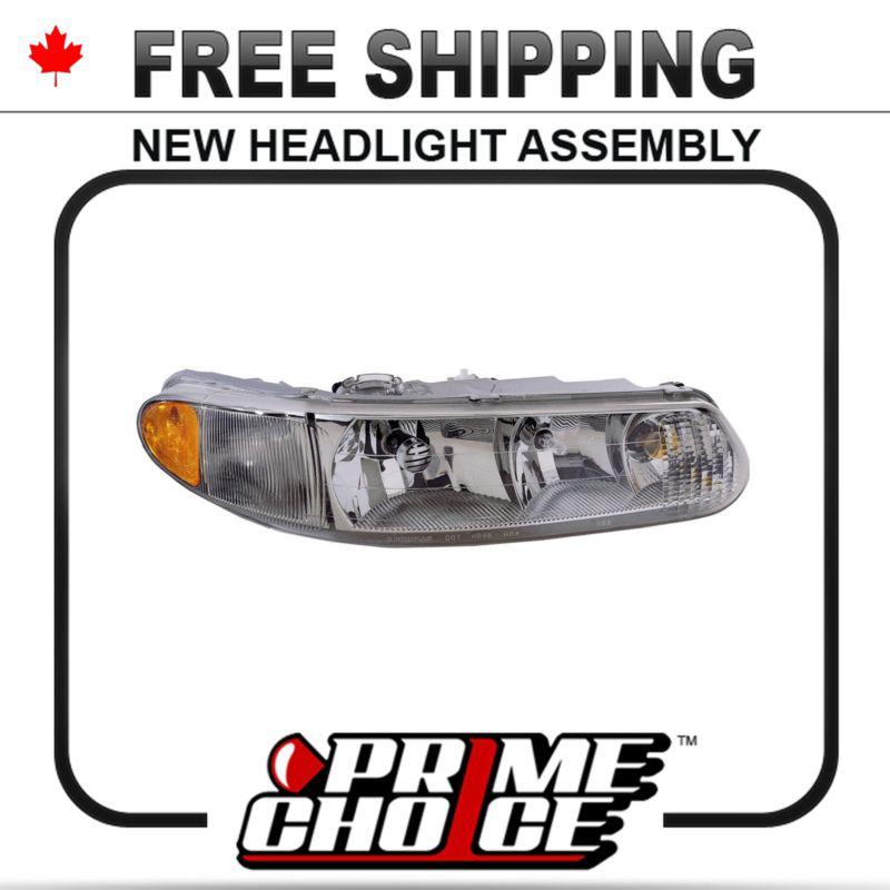 97-05 century regal headlamp headlight assembly left driver side lh new w/ bulb
