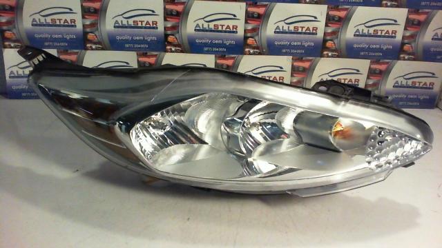 Ford fiesta headlight 2011 2012 2013 oem right side reconditioned nice complete