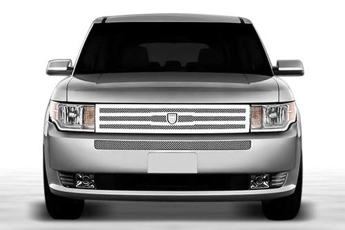 Lexani grilles 2013 ford flex bodystyling grille kit chrome mesh suv grill